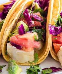 Marinated fish tacos or whatever you do. Fish Taco Recipe With Fresh Citrus Cole Slaw Platter Talk