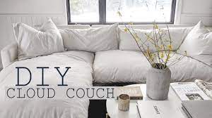 Cloud sectional sofa white modular preconfigured. Diy Cloud Couch Youtube