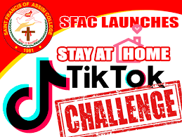 Sfac Lp Launches Stay At Home Tiktok Challenge Saint Francis Of Assisi College Tik tok challenge sub urban. sfac lp launches stay at home tiktok