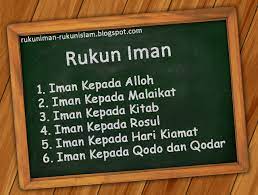 Yang dimaksudkan dengan dua syahadat adalah iman kepada alloh dan rosulnya…dengan ini diketahui bahwa iman kepada alloh dan rosulnya masuk • rukun islam keempat adalah berpuasa pada bulan romadhon. 6 Rukun Iman Lengkap Yang Wajib Anda Ketahui Dan Yakini