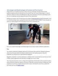 As we have seen before, there are numerous advantages and disadvantages of multiculturalism. Advantages And Disadvantages Of Commercial Pest Control