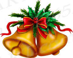 Buy 3 Get 1 Free Christmas Bell Clip Art Bell Invitation Etsy In 2021 Holiday Clipart Christmas Bells Clip Art