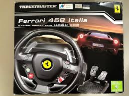 Thrustmaster ferrari 458 xbox 360. Thrustmaster Ferrari 458 Italia Racing Wheel For Pc Xbox360 Toys Games Video Gaming Gaming Accessories On Carousell