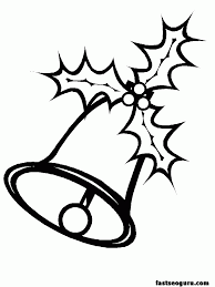 Make a fun coloring book out of family photos wi. Christmas Bells Coloring Pages Coloring Home