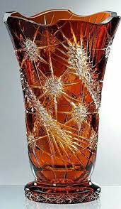 Pin By Marlene Spanguemberg On Bellezas De Cristal Art Glass Vase Crystal Vase Antique Glass