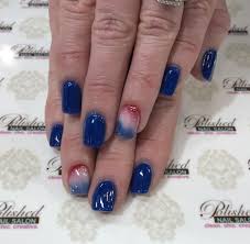 Ombre Independence Day Nails Dipped Nails July Nails Patriotic Nails