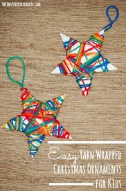 Christmas Crafts For Kids Yarn Wrapped Ornaments The Inspired Treehouse Christmas Crafts Preschool Christmas Holiday Crafts