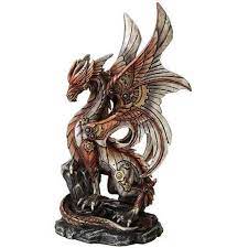 Spyro also has a block move that will deflect long range attacks and send them back at the enemy. Steampunk Dragon Statue