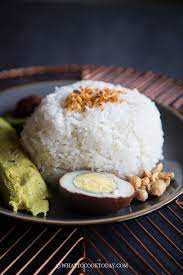 Rice Cooker Or Instant Pot Nasi Gurih In 3 Simple Steps Rice Recipes Food
