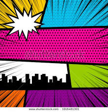 What kind of background does a comic strip use? Cartoon Funny Vintage Strip Comic City View Blank Humor Graphic Pop Art Comics Book Magazine Cover Template Text Spe Pop Art Background Pop Art Comic Pop Art
