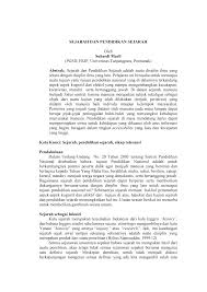 Dalam perundingan itu, amr menyatakan kepada abu musa bahwa konflik itu terjadi karena ali dan muawiyah. Https Media Neliti Com Media Publications 218559 Sejarah Dan Pendidikan Sejarah Pdf