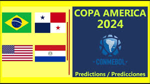 La bandera presenta tres franjas horizontales de igual anchura en los colores rojo, blanco y azul. Iii Copa America 2024 Group Group B Brazil Brasil Panama Usa Paraguay Early Predictions Youtube