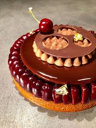 Tarte Entremets Cerise Amande Chocolat Recette Entremet Chocolat Chocolat Gateaux Et Desserts