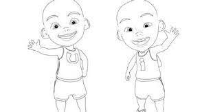 Gambar mewarnai upin ipin terbaru gambarcoloring. Wow 10 Gambar Kartun Hitam Putih Upin Ipin Gani Gambar Gambar Kartun Kartun Gambar