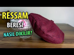 Ressam Beresi Nasil Dikilir How To Make A Beret Youtube Resim Dikis Sapka
