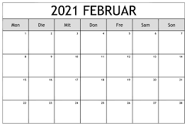Auf kalenderland.com finden sich vielen weitere kostenlose kalendervorlagen zum ausdrucken. Kostenlos Druckbare Februar 2021 Kalender Vorlage In Pdf Schulferien Kalender