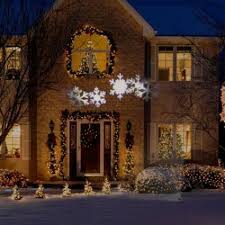 Snowflake Projection Lights So Pretty And Inexpensive As Well White Christmas Lights Christmas Lights Outdoor Christmas Lights