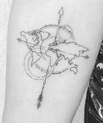 Map Tattoo Compass Tattoo Inspiration Tattoos Dovme Fikirleri Ve Dovme