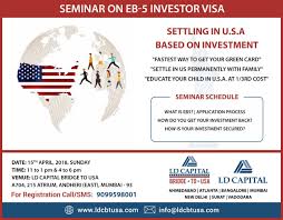 Maybe you would like to learn more about one of these? Seminar On Eb 5 Investor Visa Join Us For A Detailed Seminar On Eb 5 And Get Answers For What Is Eb 5 Application Investing Green Cards Investment Companies