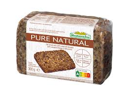 It uses barley, milk, yeast, flour, butter, egg, baking soda. Pure Natural Mestemacher