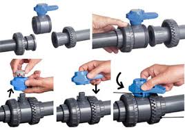 Vanne Piscine A Coller 50 Mm Pvc Pression Fip Pvc Alp001399