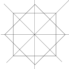 Risultati immagini per due quadrati sovrapposti