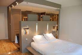 dressing et salle de bains derriere la tete de lit chambre parentale salle de bain amenagement chambre chambre parentale moderne