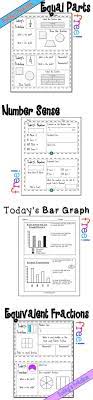 Awesome Free Math Sheets To Review Equal Parts Number Sense Bar Graphs Equivalent Fractions And More 3rd Math Fractions Math Instruction Third Grade Math
