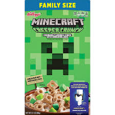 Cereal box games on back. Amazon Com Kellogg S Minecraft Breakfast Cereal Cinnamon Family Size 12 7oz 1 Box Grocery Gourmet Food