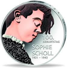 Geburtstag von sophie scholl am kommenden sonntag hat der hessische ministerpräsident volker bouffier an die am 22. 20 Euro 100 Geburtstag Sophie Scholl Mit Farbapplikation Emporium Merkator