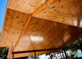 Stained tongue & groove pine ceiling. Radiata Pine Lining Board Range From Hazelwood Hill