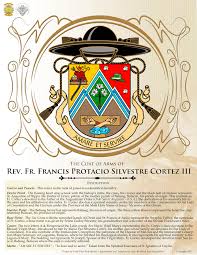 Amare Et Servire To Love And To Serve The Coat Of Arms Of Rev Fr Francis Protacio Silvestre Cortez Iii Diocese Of Malolos Pr Coat Of Arms Priest Arms