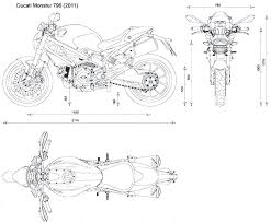 Ducati Monster 796 Blueprint Download Free Blueprint For 3d Modeling Ducati Monster Bike Drawing Ducati
