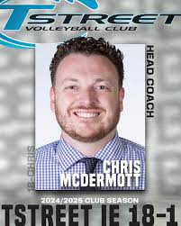 📣 2024/25 Coaching Announcement Chris Duarte-McDermott, Head Coach Tstreet  Inland Empire 18-1 Chris joins us again for his fourth year with Tstreet  Inland Empire as head coach of the 18-1s. Chris has