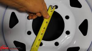 how to measure the bolt pattern of an 8 lug wheel