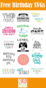 Download Birthday Cake Svg File 30 Minute Crafts
