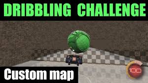 Rocket League Dribbling Challenge Custom Map Youtube