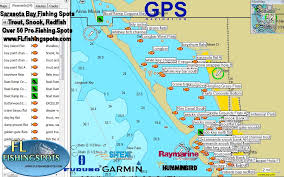 Florida Fishing Maps With Gps Coordinates Florida Fishing