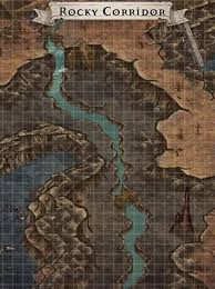 Have you adventurers stumbled upon a map that leads to a treasure buried deep in an underground cave. Rocky Corridor Cave Map Lelanglacier Drivethrurpg Com