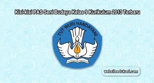 Kisi Kisi Pas Seni Budaya Kelas 9 K13 Tahun 2020 2021 Websiteedukasi Com
