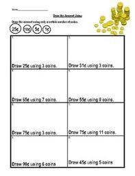 Canadian Money Counting Bills And Coins And Making Change Canadian Money 2nd Grade Math Money