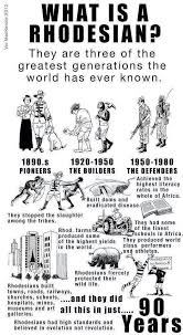 Rhodesians How Proud I Am To Be One Zimbabwe History Historical Revisionism Historical