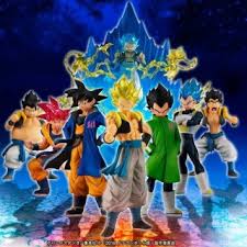 Dragon ball super movies in order. Hg Movie Dragon Ball Super Goku Vegeta Fusion Set Of 8 Figures With Effect Bandai Limited Mykombini