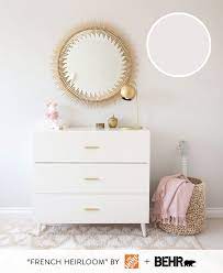 Use painter's tape to don the wall with geometrical patterns, stripes, mountains for a more neutral nursery, white and gray is a fantastic color combination for big stripes. 5 Of The Sweetest Nursery Paint Colors That Aren T Pink Or Blue Kinderzimmerideen4 Tk Kinderzimmer Ideen Nursery Paint Colors Neutral Nursery Paint Colors Girls Room Paint Colors