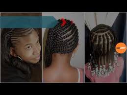 One great way to protect natural hair as it's growing out is to try short box braids. Braiding Hairstyles For Little Girls Cute Hairstyles For Black Womens Youtube