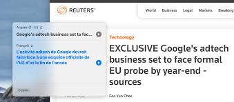 Nous vous proposons en plus des tableaux de conjugaison et de déclinaison, la prononciation des termes recherchés, etc. Macos Monterey Un Service De Traduction A Domicile Macgeneration