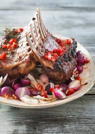 Garlic and thyme spring vegetables. 17 Citrus Inspired Dinners That Take Advantage Of Winter S Fruits Roast Rack Of Lamb Lamb Recipes Rack Of Lamb