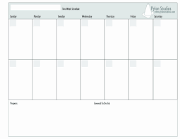 2 Week Calendar Template Word New 2 Week Calendar In 2020 Excel Calendar Template Calendar Template Calendar Printables