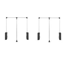 See more ideas about closet rod, closet organization, shallow closet ideas. Rev A Shelf Cpdr 2635 26 To 35 Inch Adjustable Side Mounted Pull Down Closet Rod With Telescoping Handle And Mounting Hardware Chrome 2 Pack Target