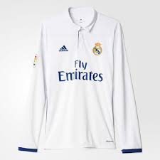 With definitive three stripe shoulder positioning and smart sleeve trim, this purple real madrid alternate jersey will be worn in matches beyond the santiago bernabéu, as the reigning european club champions take their superstar. Real Madrid Jersey 2016 17 Long Sleeve Jersey On Sale
